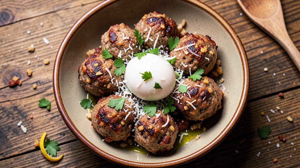 Beef and Italian Sausage Meatballs Recipe: Herb-Infused Bites With Juicy Centers
