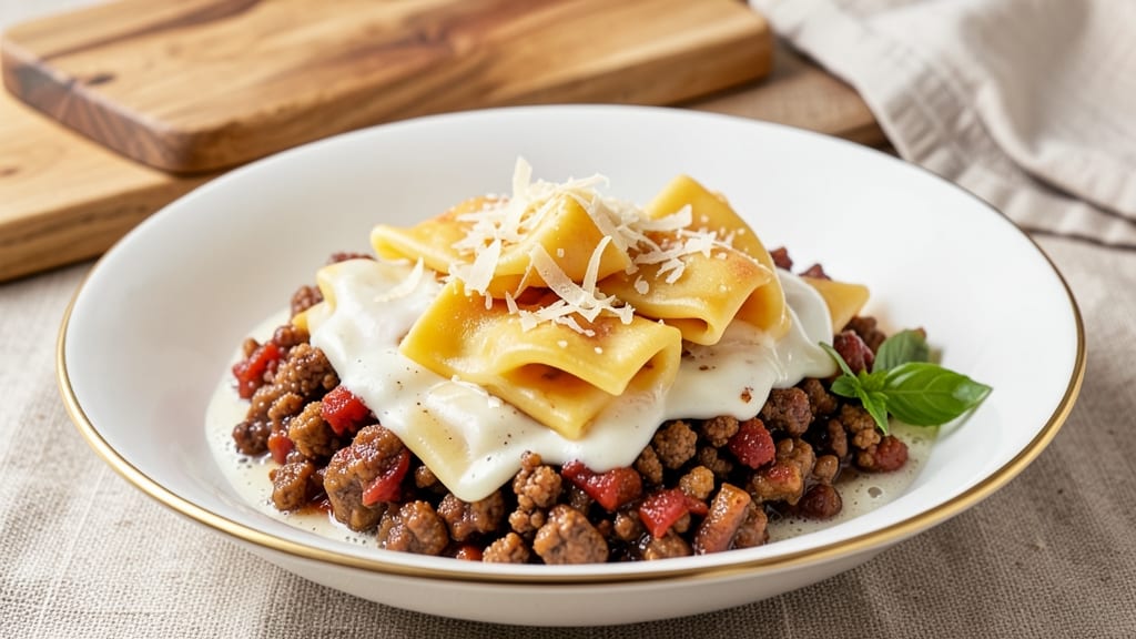 Beef and Cheese Tortellini Recipe: One-Pot Pasta with Melted Mozzarella Rivers