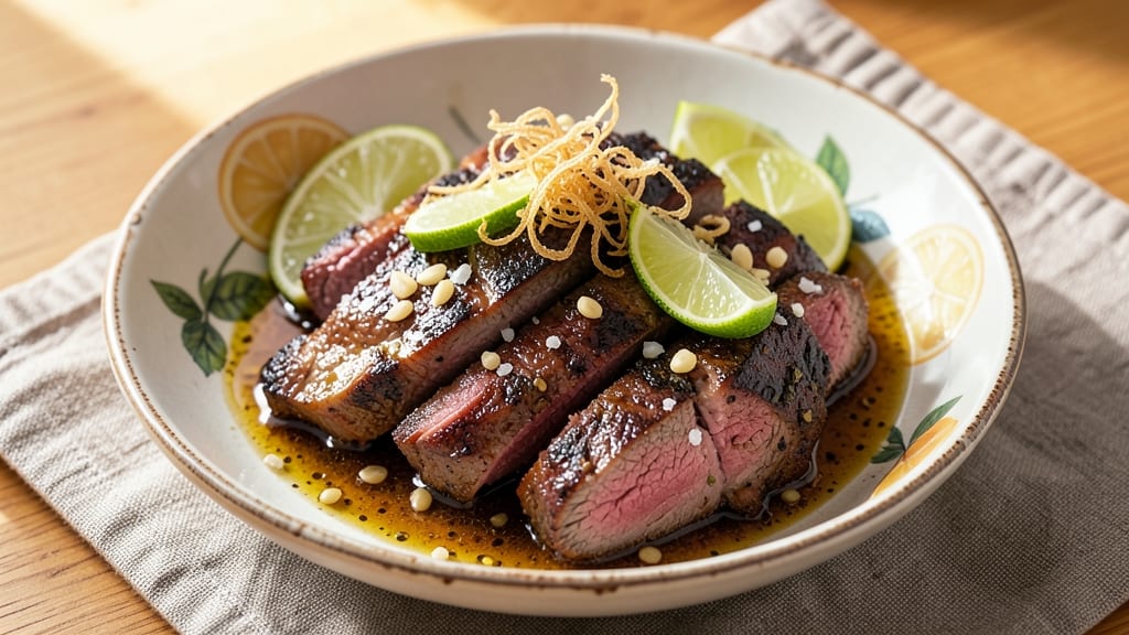 Beef and Lime Recipe: Zesty Citrus Marinated Stew With Tender Chunks
