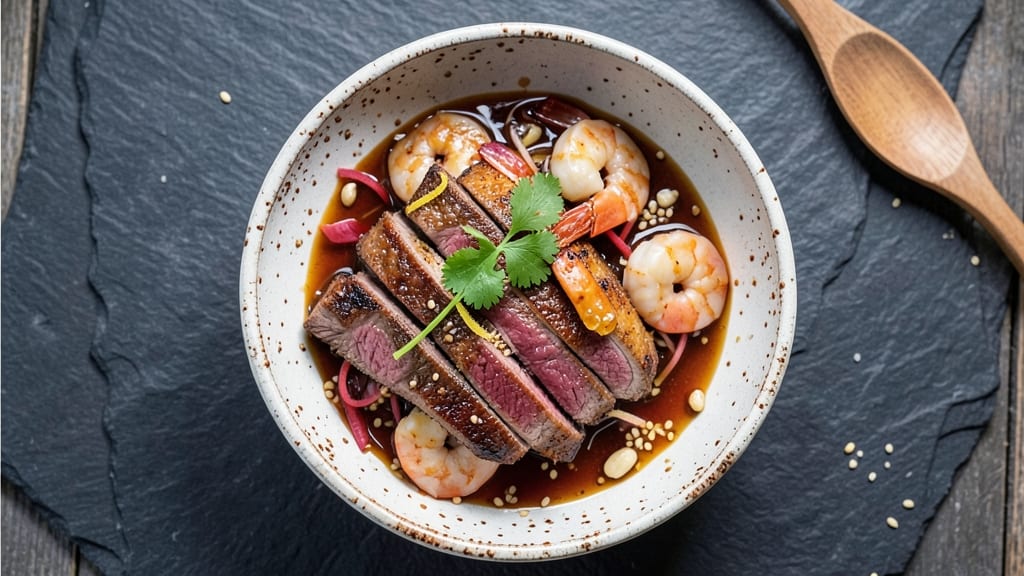 Beef and Shrimp Teriyaki Recipe: Sweet-Savory Glaze with Crispy Edges