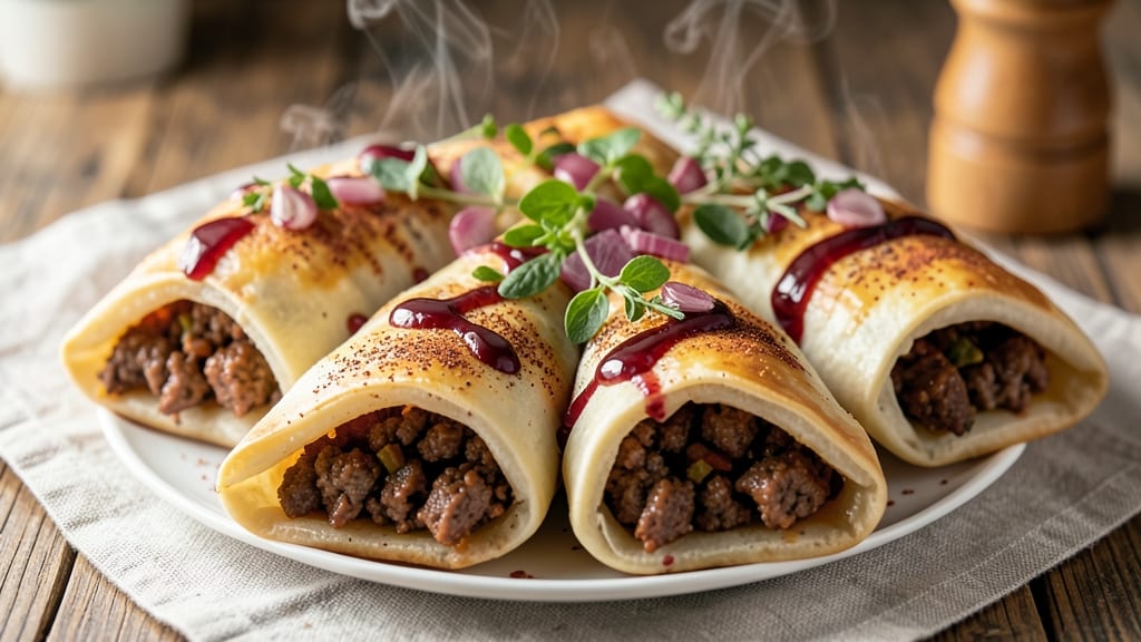 Beef and Chorizo Empanadas Recipe: Flaky Pastry Hugs Spiced Meat Filling