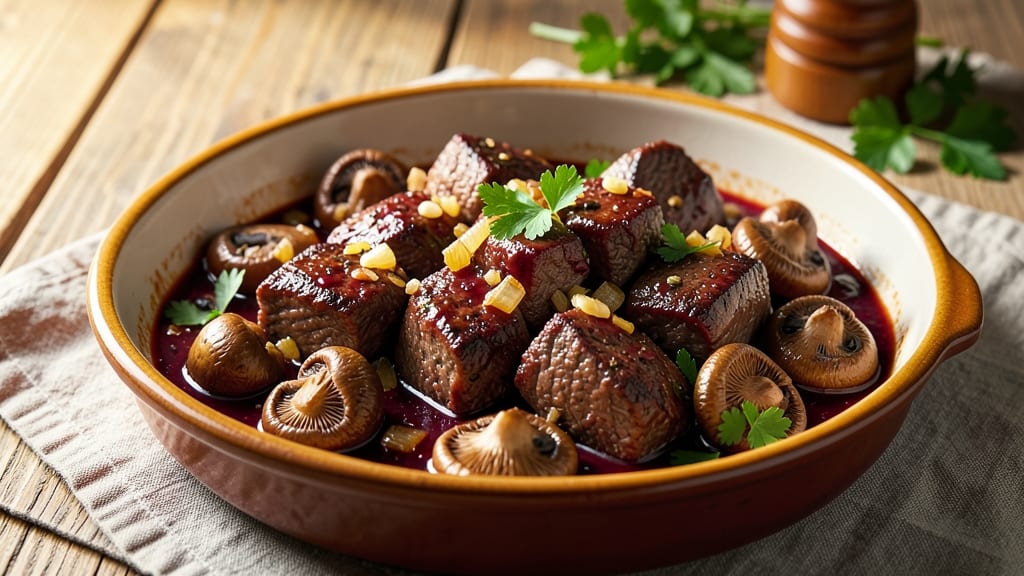 Beef and Mushroom Ragout Recipe: Deep Wine-Braised Richness With Earthy Umami