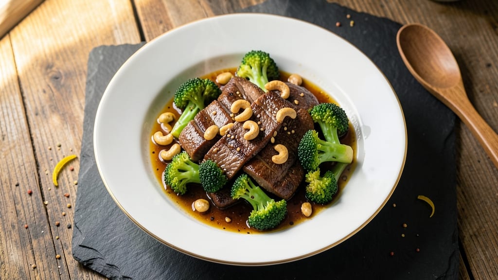 Beef and Broccoli Recipe Chinese Restaurant: Wok-Tossed Crunch with Silky Soy-Ginger Sauce