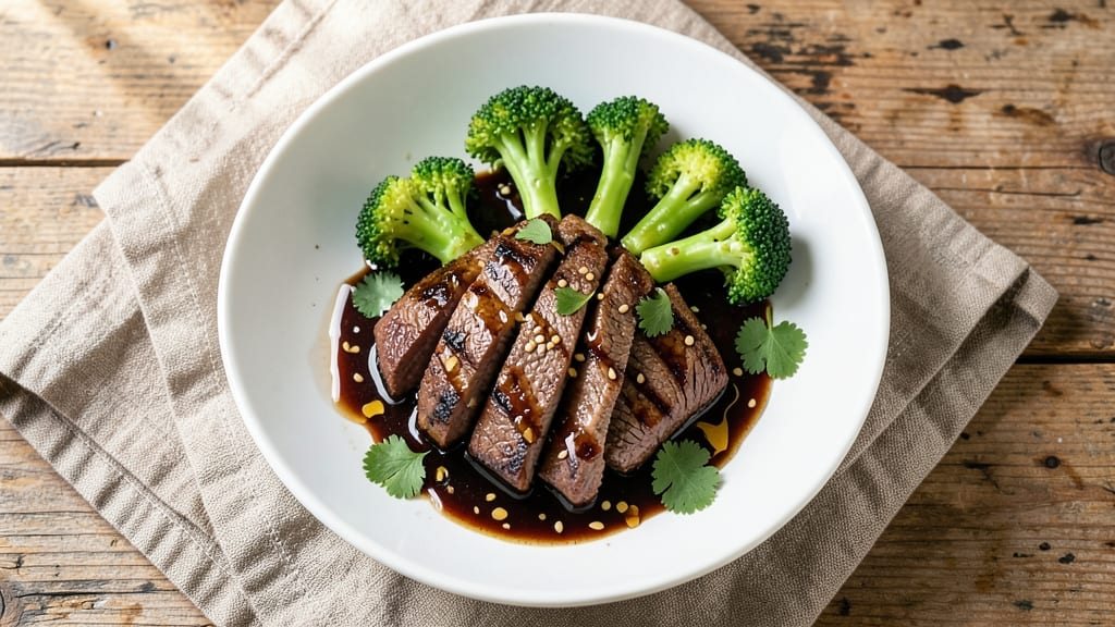 Beef and Broccili Recipe: Wok-Seared Umami Crunch With Silky Sauce