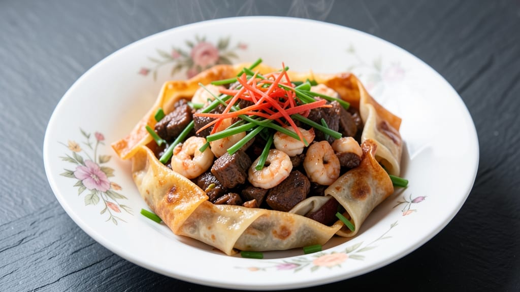 Beef and Shrimp Wonton Recipe: Silky Broth and Crispy Dumplings