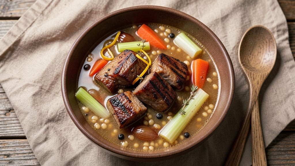 Beef Barley Soup Recipe Alton Brown: Slow-Simmered Depth With Herbs and Root Vegetables