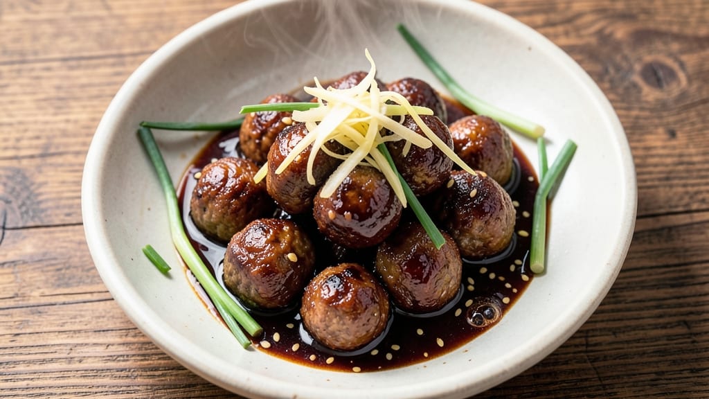 Asian Beef Balls Recipe: Pan-Seared Crunch With Silky Soy-Ginger Glaze