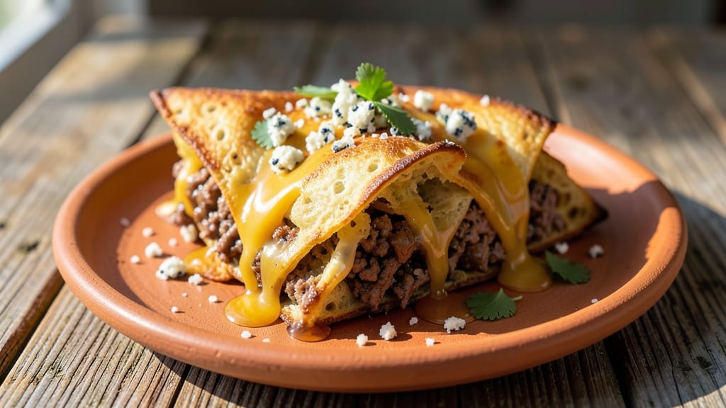 Beef and Cheese Sopapilla Recipe: Puffy Tortilla Clouds with Melted Cheese Rivers