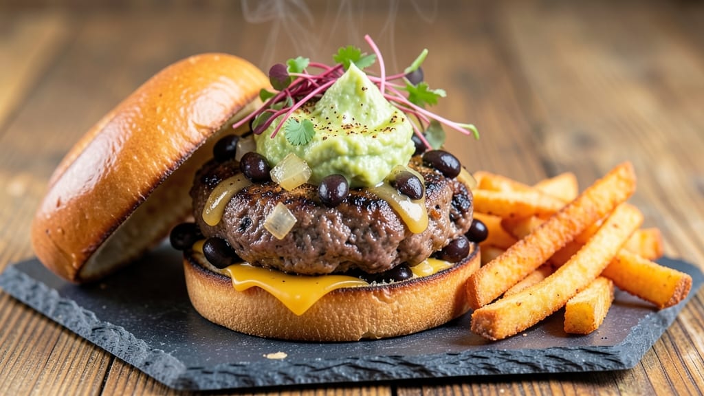 Beef and Bean Burgers Recipe: Hearty Veggie-Packed Patties With Crispy Edges