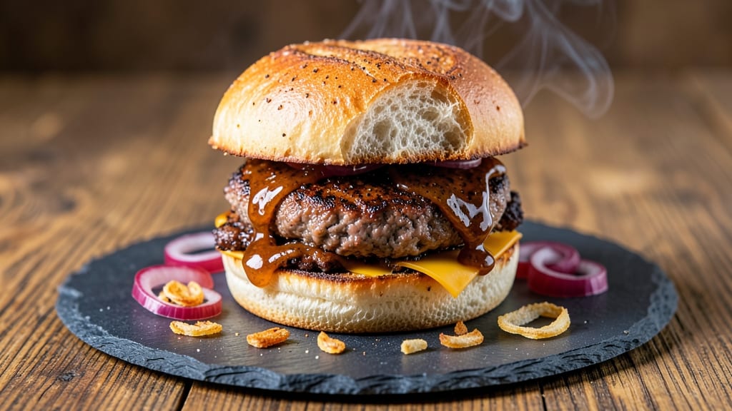 Barbecue Beef Burgers Recipe: Smash-Patty Technique for Maximum Juiciness
