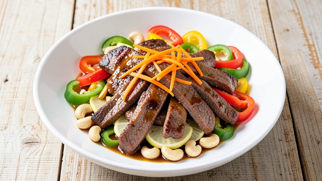 Beef and Cashew Stir Fry Recipe: Crunchy Nut Texture and Savory Wok Heat