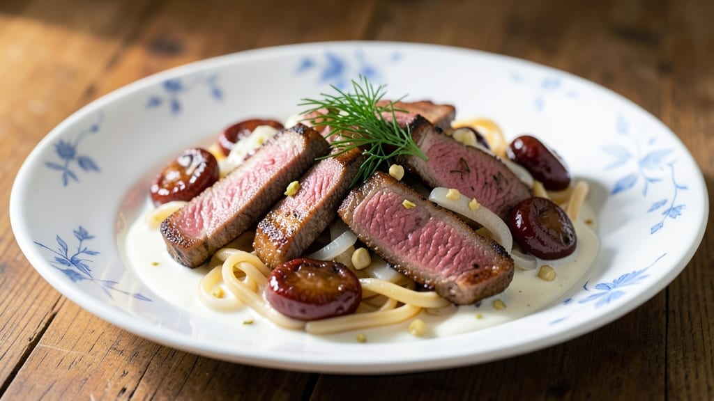 Andy Cooks' Beef Stroganoff Recipe: Sour Cream-Infused Sauce with Tender Beef and Mushrooms