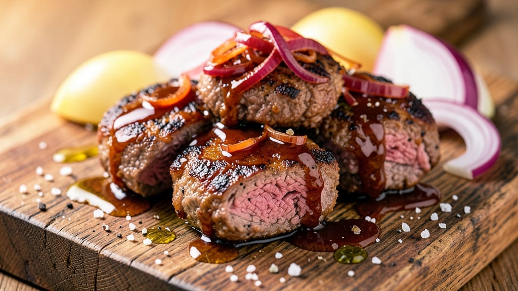 Barbecue Beef Patties Recipe: Smoke-Ring Secret for Juicy, Caramelized Bites