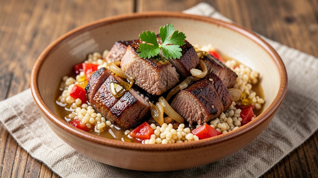 Beef and Bulgur Recipe: Hearty Middle Eastern Stew With Earthy Grains