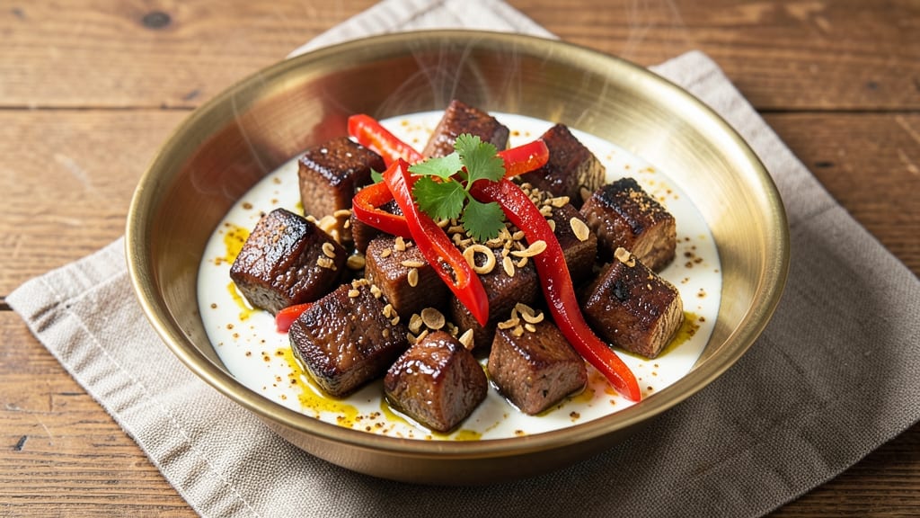Beef Bihari Boti Recipe: Spiced Yogurt-Marinated Steak Bites With Tangy Tomato Gravy
