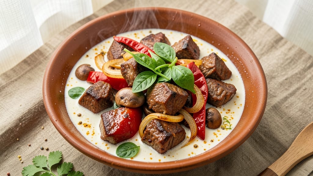 Beef and Vegetable Curry Recipe: Fragrant Coconut-Spiced One-Pot Wonder