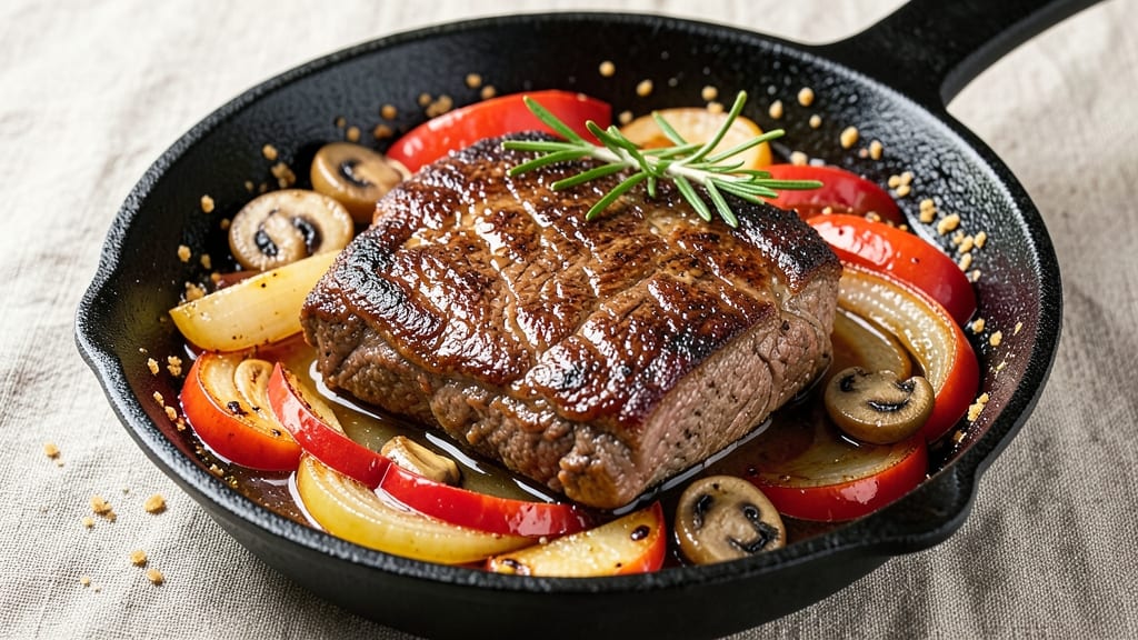 Beef Bake Recipe: Slow-Braised Richness With Caramelized Onions and Mushrooms