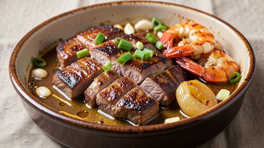 Beef and Shrimp Recipe: Bold Umami Fusion in One Pot