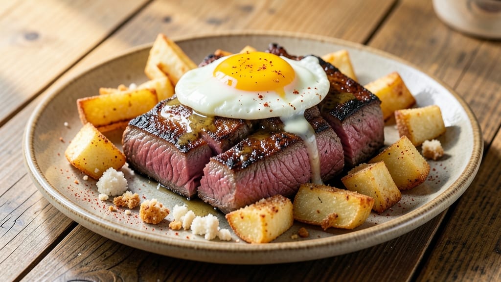 Beef and Hash Browns Recipe: Crispy Potato Crust Over Savory Beef