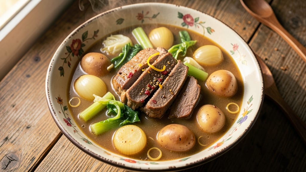 Amish Vegetable Beef Soup Recipe: Homestyle Richness With Hearty Root Vegetables