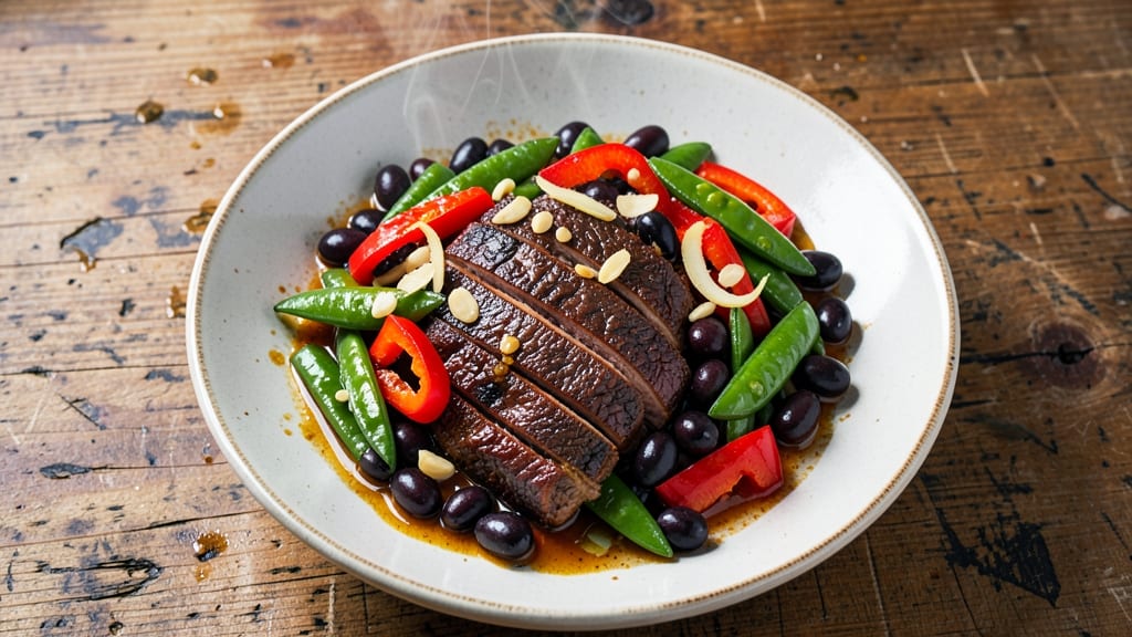Beef and Black Bean Stir Fry Recipe: Wok-Tossed Protein with Crunchy Veggie Bites