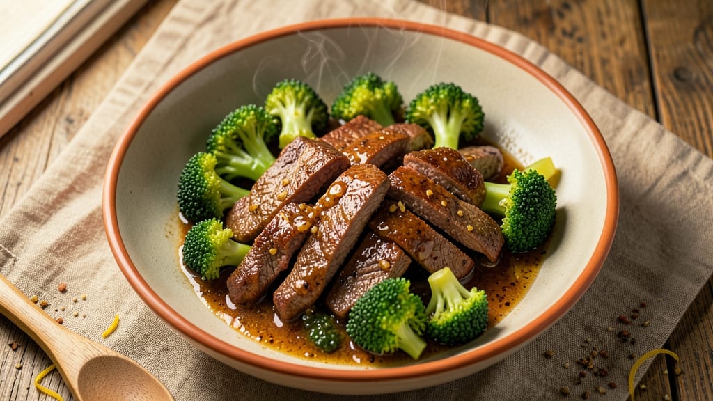 Beef and Broccoli Filipino Recipe: Soy-Sauce Glazed with Crispy Garlic Crunch