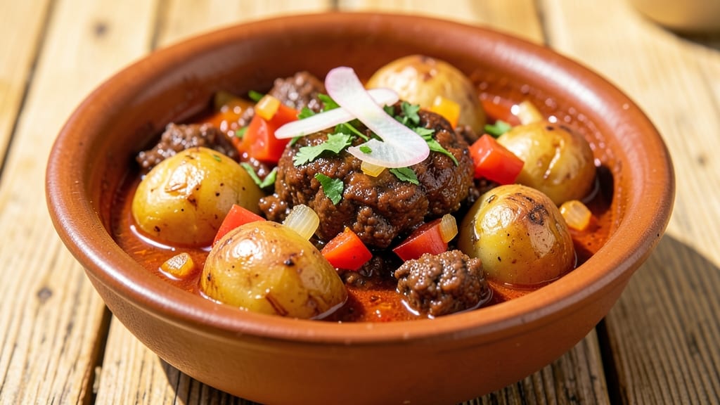 Beef Aloo Keema Recipe: Spiced Ground Beef and Potatoes in Tomato Gravy