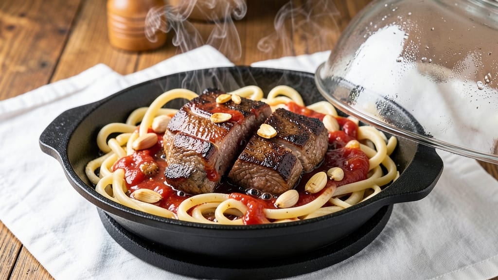Beef and Noodles Dutch Oven Recipe: Smoky Wine-Braised Beef with Al Dente Noodles