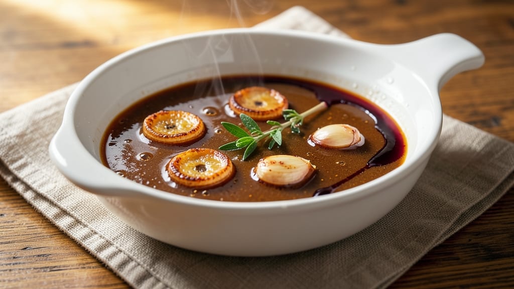 Au Jus Sauce Recipe With Beef Broth: Deep Umami Richness From Simmered Bones