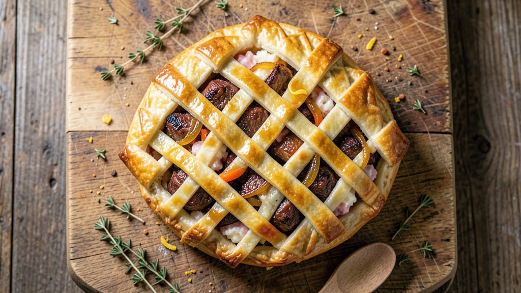 Beef and Potato Pasty Recipe: Flaky Crust Holds Savory Meat and Spuds