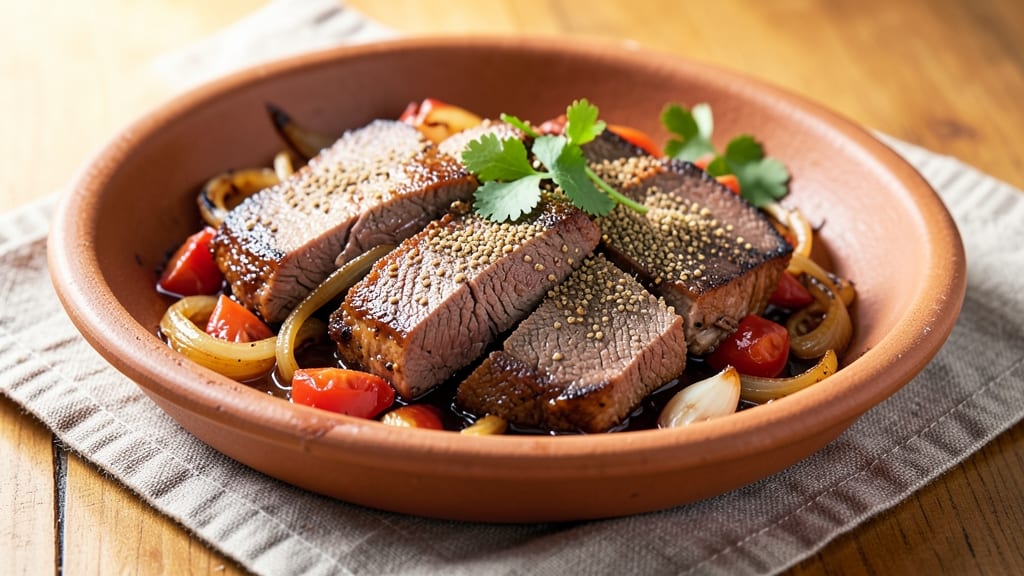 Beef Bafat Recipe: Slow-Braised Beef with Fragrant Spices and Tomato Sauce