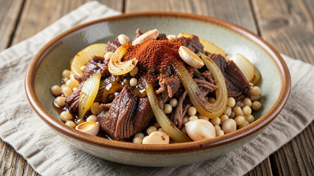 Beef and Hominy Recipe: Smoky Chili-Spiced Stew With Creamy Corn Depth