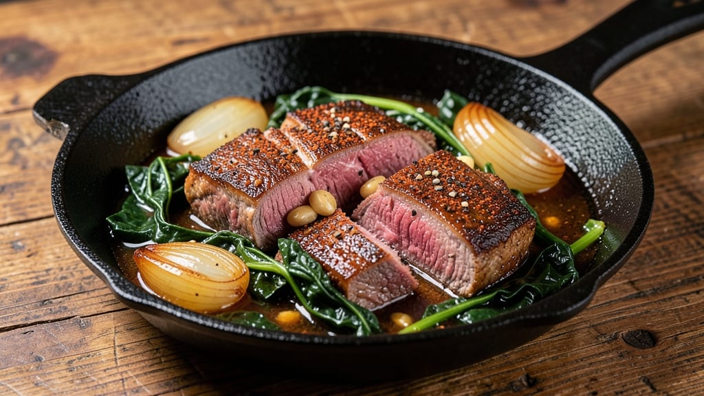 Beef and Greens Recipe: Collard Greens Braised With Smoky Spiced Beef