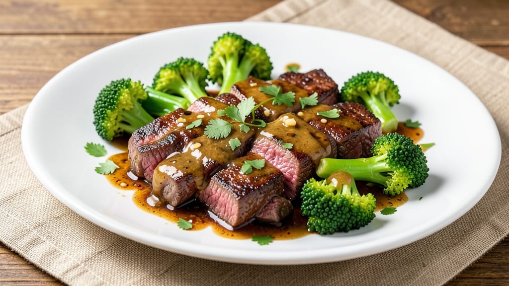 Beef and Broccoli in Garlic Sauce Recipe: Wok-Tossed Umami Crunch With Silky Glaze