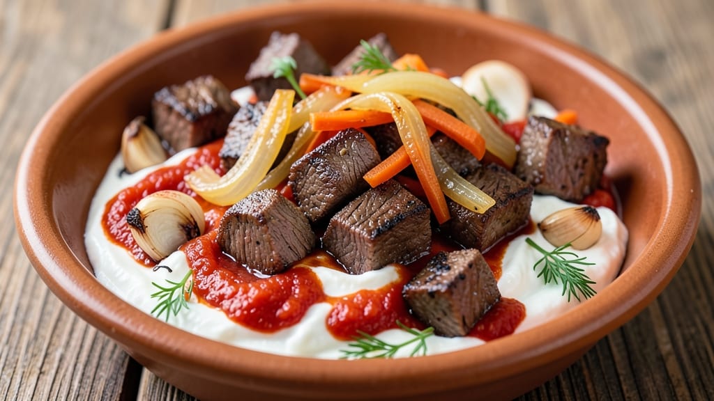 Beef and Greek Yogurt Recipe: Tangy Creamy Stew With Tender Bites